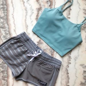 Live Fit Apparel Gray Boardshorts